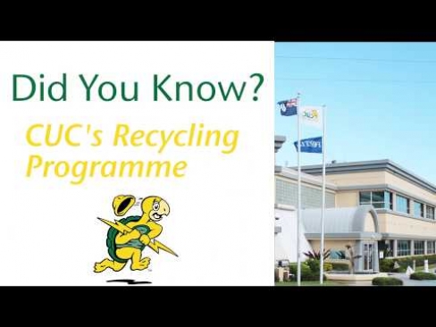 'Did You Know?' - CUC Recyc...